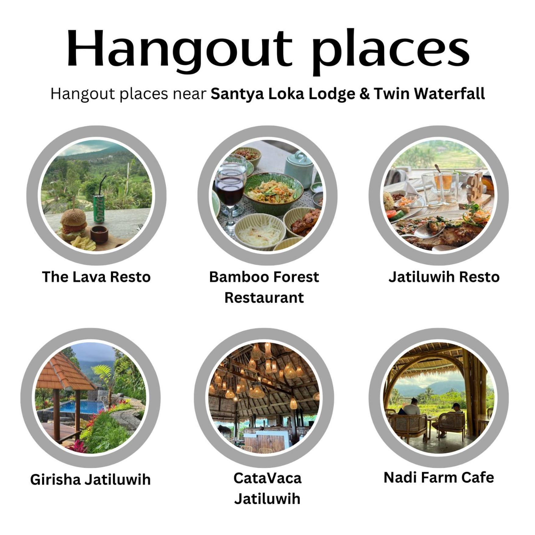 Santya Loka Lodge & Twin Waterfall Jatiluwih Exterior photo